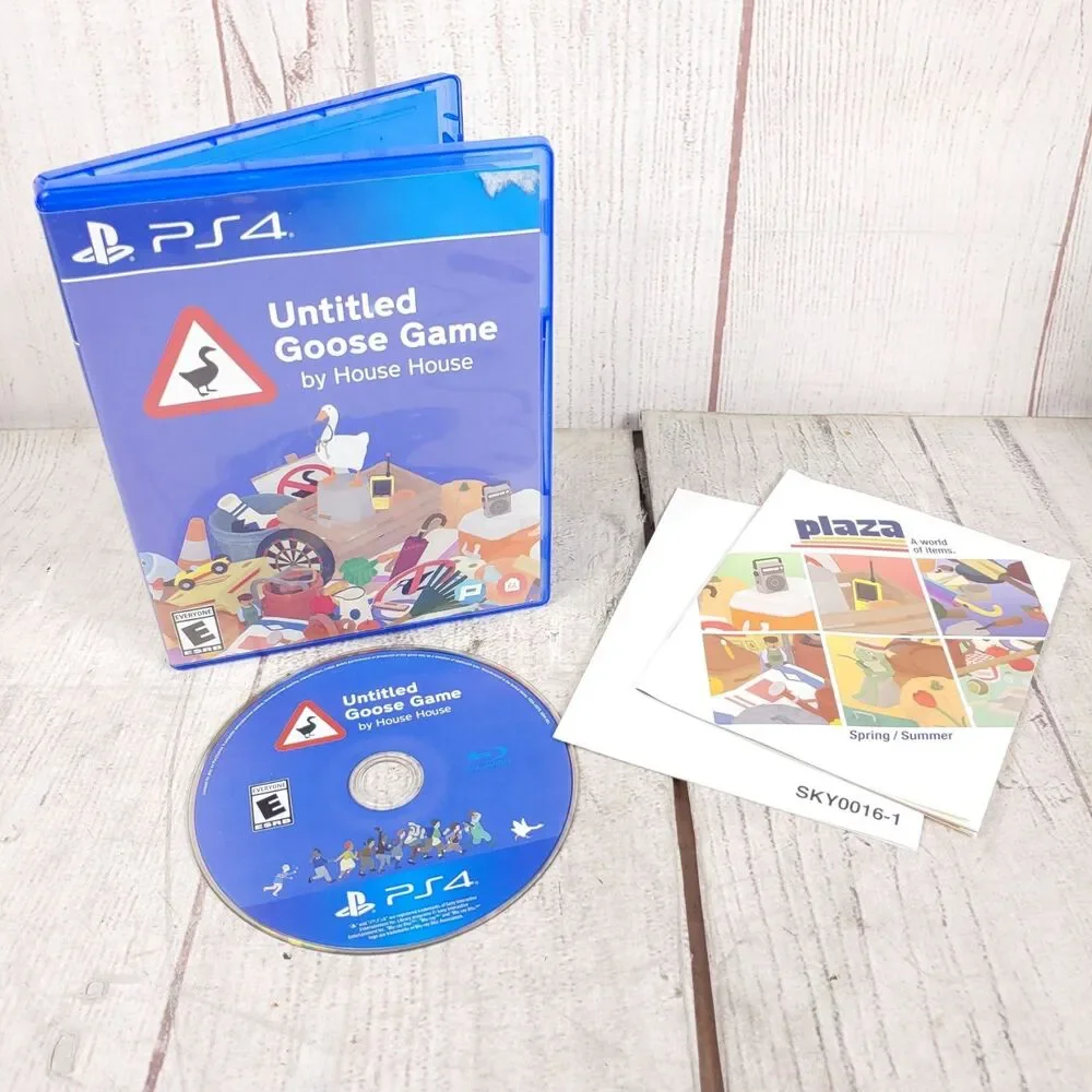 Untitled Goose Game SKY0016-1 PS4 Sony PlayStation 4 CIB House House TESTED